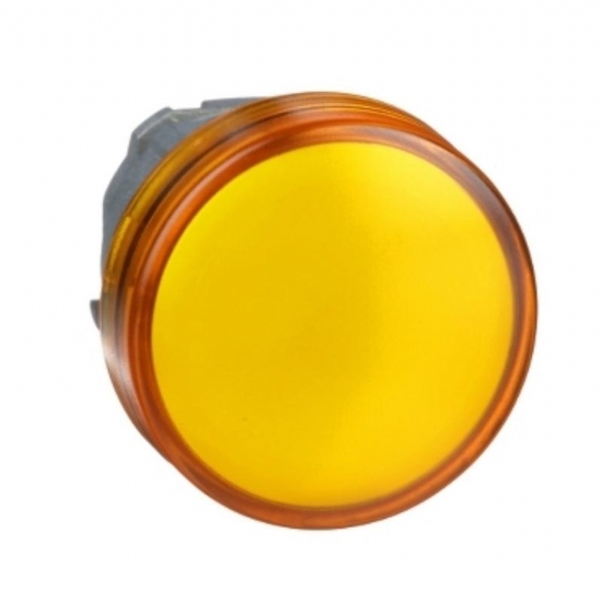 Testa Lampada Spia  Schneider Telemecanique  ZB4BV053 Gemma Liscia Diametro 22mm Colore Arancione per Led Universale - 2
