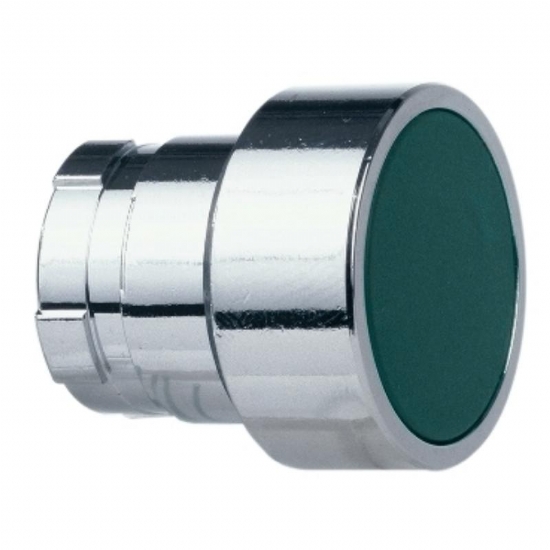 Testa Pulsante Schneider Telemecanique  ZB2BA3 ad Impulso Senza Marcatura Diametro 22mm Colore Verde - 1
