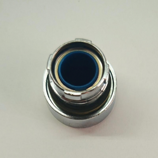 Testa Pulsante Schneider Telemecanique  ZB2BA6 ad Impulso Senza Marcatura Diametro 22mm Colore Blu - 2