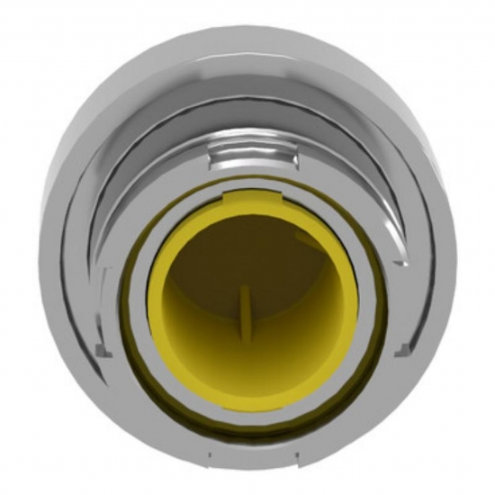 Testa Pulsante Schneider Telemecanique  ZB2BA5 ad Impulso Senza Marcatura Diametro 22mm Colore Giallo - 2