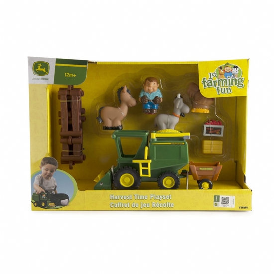 Tomy Farm - John Deere - La Fattoria - 1 Firts farming fun - Trattore Animali Contadino - Gioco Infanzia - Beb - 1
