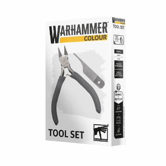 Tool set Set di attrezzi pinzette e lima Warhammer Colour per miniature pinza lima tronchesine - 1