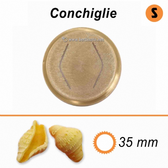 Trafila in Bronzo Speciale Conchiglie - La Fattorina Macchina per fare la pasta fresca  - 1