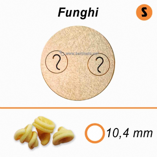 Trafila in Bronzo Speciale Funghi - La Fattorina Macchina per fare la pasta fresca  - 1