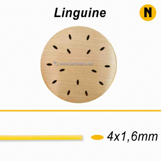 Trafila in Bronzo Speciale Linguine - VIP4 Macchina per fare la pasta fresca  - 1