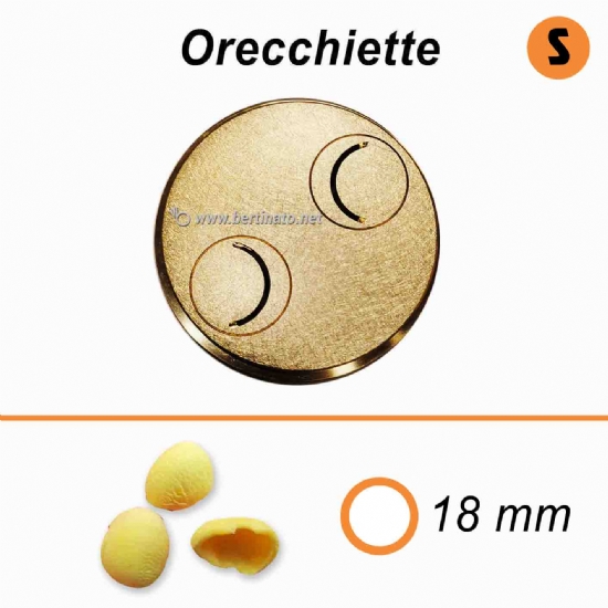 Trafila in Bronzo Speciale Orecchiette - VIP/2 Macchina per fare la pasta fresca  - 1