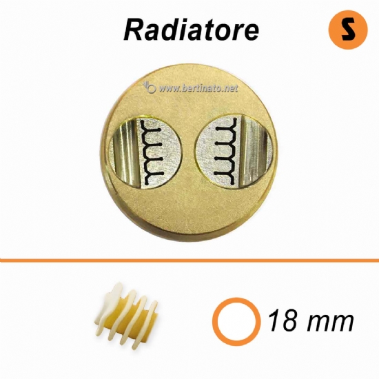 Trafila in Bronzo Speciale Radiatori - La Fattorina Macchina per fare la pasta fresca  - 2