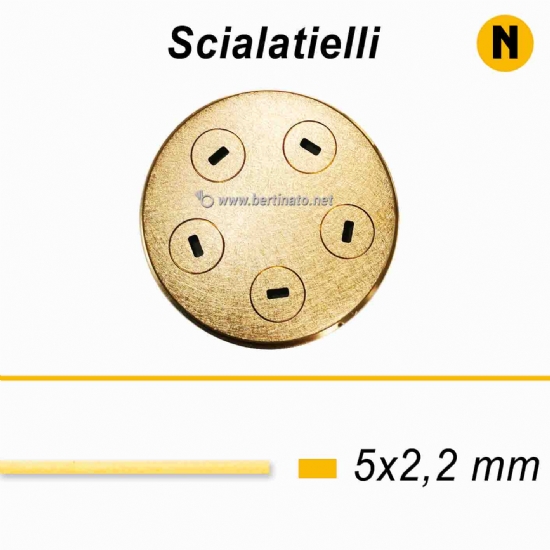 Trafila in Bronzo Speciale Scialatielli - VIP4 Macchina per fare la pasta fresca  - 1