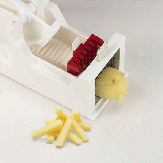 Tranciapatate Taglia Patatine Fritte e Verdure a Bastoncino Rigamonti First Ideal 122 - Per Tranciare e Tagliare con Griglia in Acciaio Inox  - 2