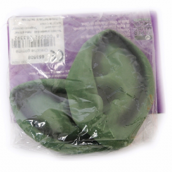 Orecchie a Punta Strega Mostro Halloween Grigio Verde per Travestimenti Horror Orrore - 2