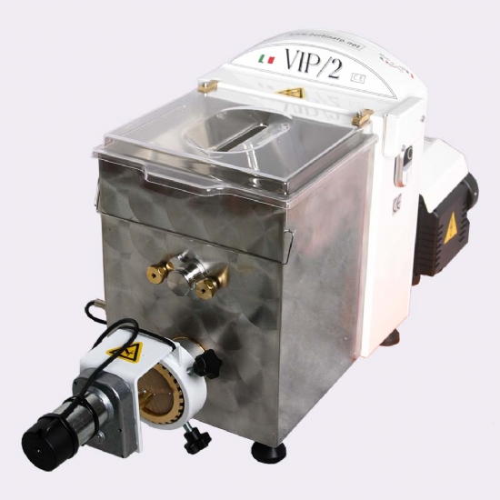 VIP/2 - Macchina Automatica per fare la pasta fresca con coltello elettronico taglia pasta per ristoranti capacit vasca 2.8 kg  - 2