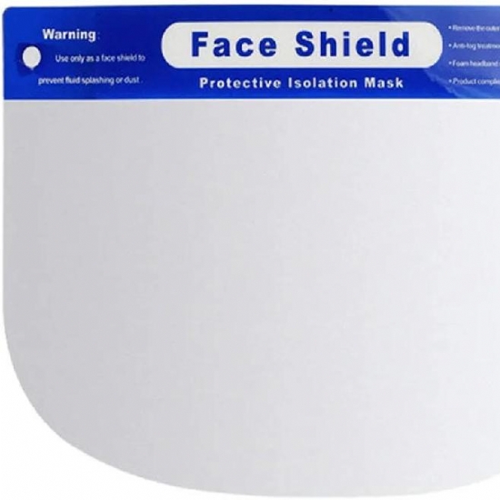 Visiera Protettiva Trasparente Schermo Facciale Parafiato Antiappannamento 1 Pezzo - 1