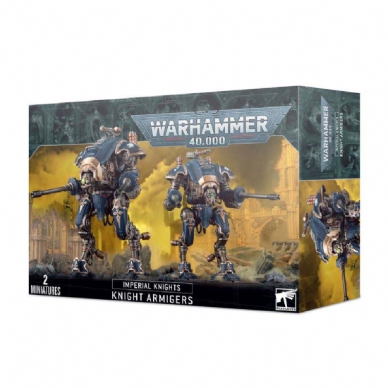 Miniature Imperial Knights Cavalieri Armigeri Knight Armigers Games Workshop Warhammer 40k - 1