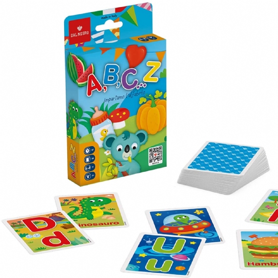 A B C Z impariamo l'alfabeto - Dal Negro - Gioco in scatola - Mazzo di carte da gioco - 1