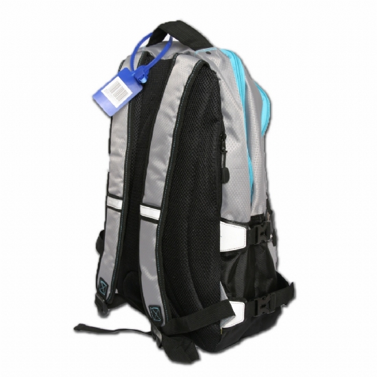 Body Pack - Zaino Ripstop 511 - Colore Grigio Nero Azzurro Con Fibbie Laterali Portatutto BodyPack - 2