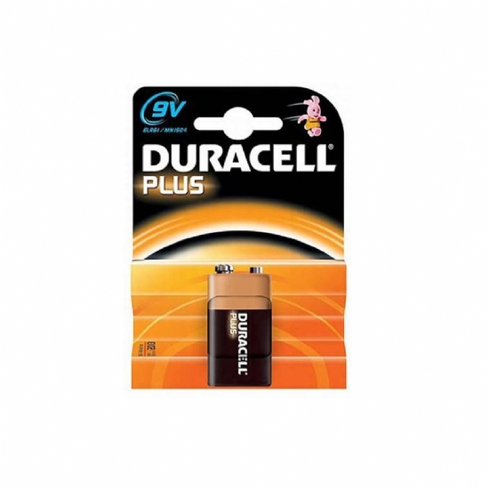 Batteria Duracell 9 volt - 6LR61 - Transistor - alcalina rettangolare - 1
