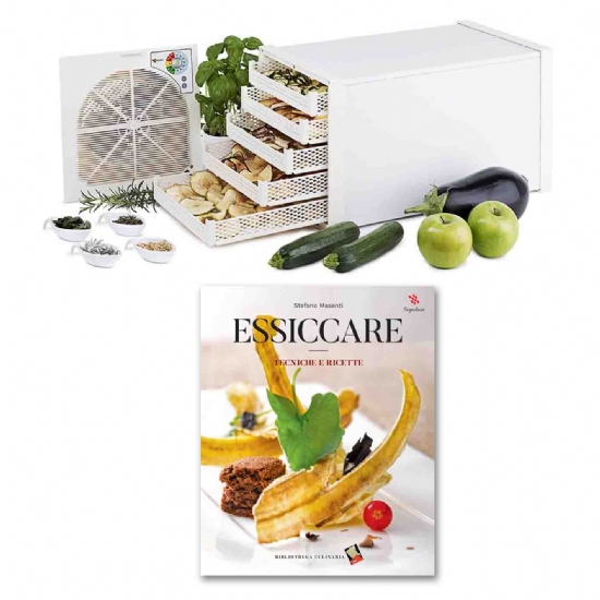 Libro Ricette per Essiccare con Essiccatore per alimenti Biosec Domus B5 ideale per funghi frutta verdura pasta - Tauro Essiccatori  - 1