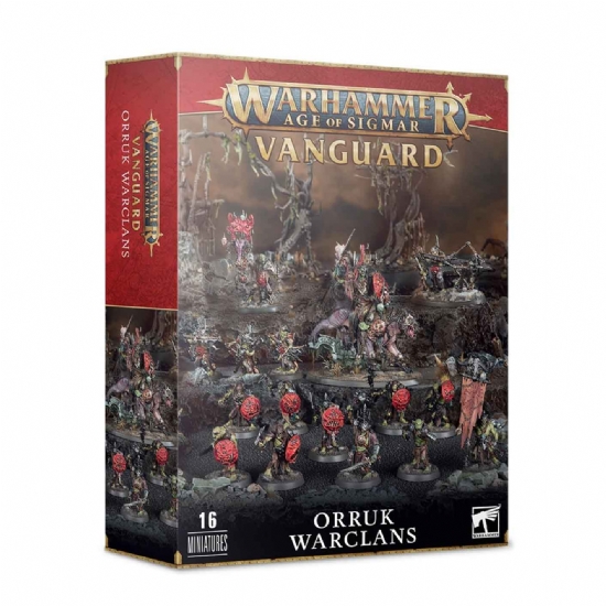 Miniature Warhammer Vanguard Orruk Warclans Avanguardia Clan da Guerra degli Orruks Age of Sigmar - 1