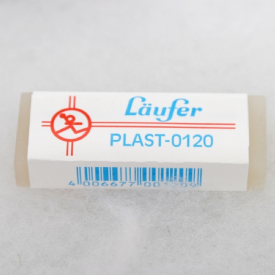Gomma Laufer - plast-0120 - trasparente adatta per penne