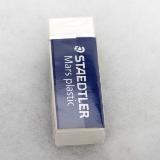 Gomma Staedtler - Mars plastic  -  bianca adatta per matite - 1