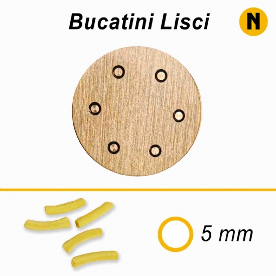 Trafila Bucatini Lisci - La Fattorina Macchina con tagliapasta automatico per fare la pasta fresca  - 1