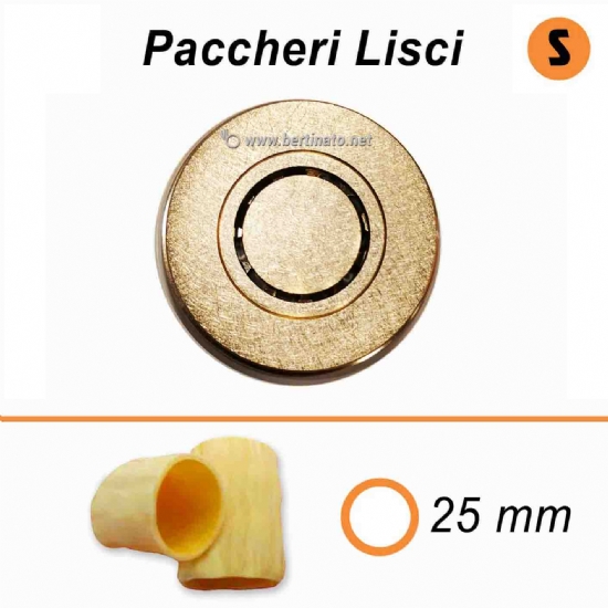 Trafila in Bronzo Speciale Paccheri Lisci - La Fattorina Macchina per fare la pasta fresca  - 2