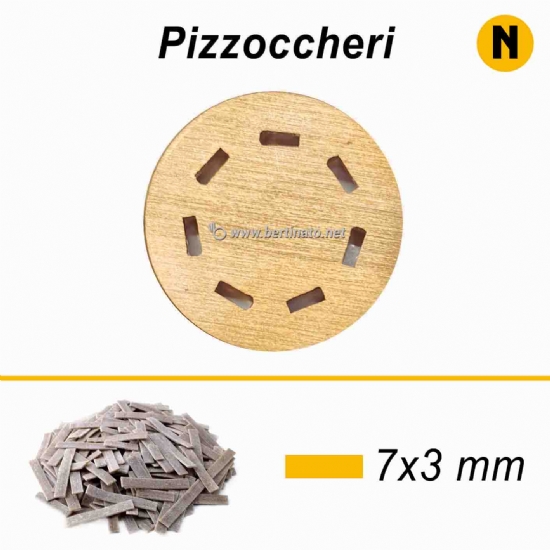 Trafila in Bronzo Speciale Pizzoccheri - La Fattorina Macchina per fare la pasta fresca  - 1