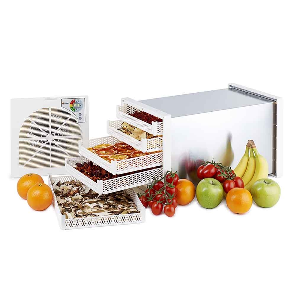 Stendino Pasta Pieghevole - Supporto Asciugatura Tagliatelle Con 16 Aste, Acciaio Inox E ABS