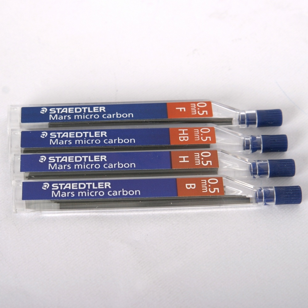 STAEDTLER Mars micro carbon-251 1,3 mm 2 confezioni per matita HB-Ricarica per tubi 2 x 6 mine HB 