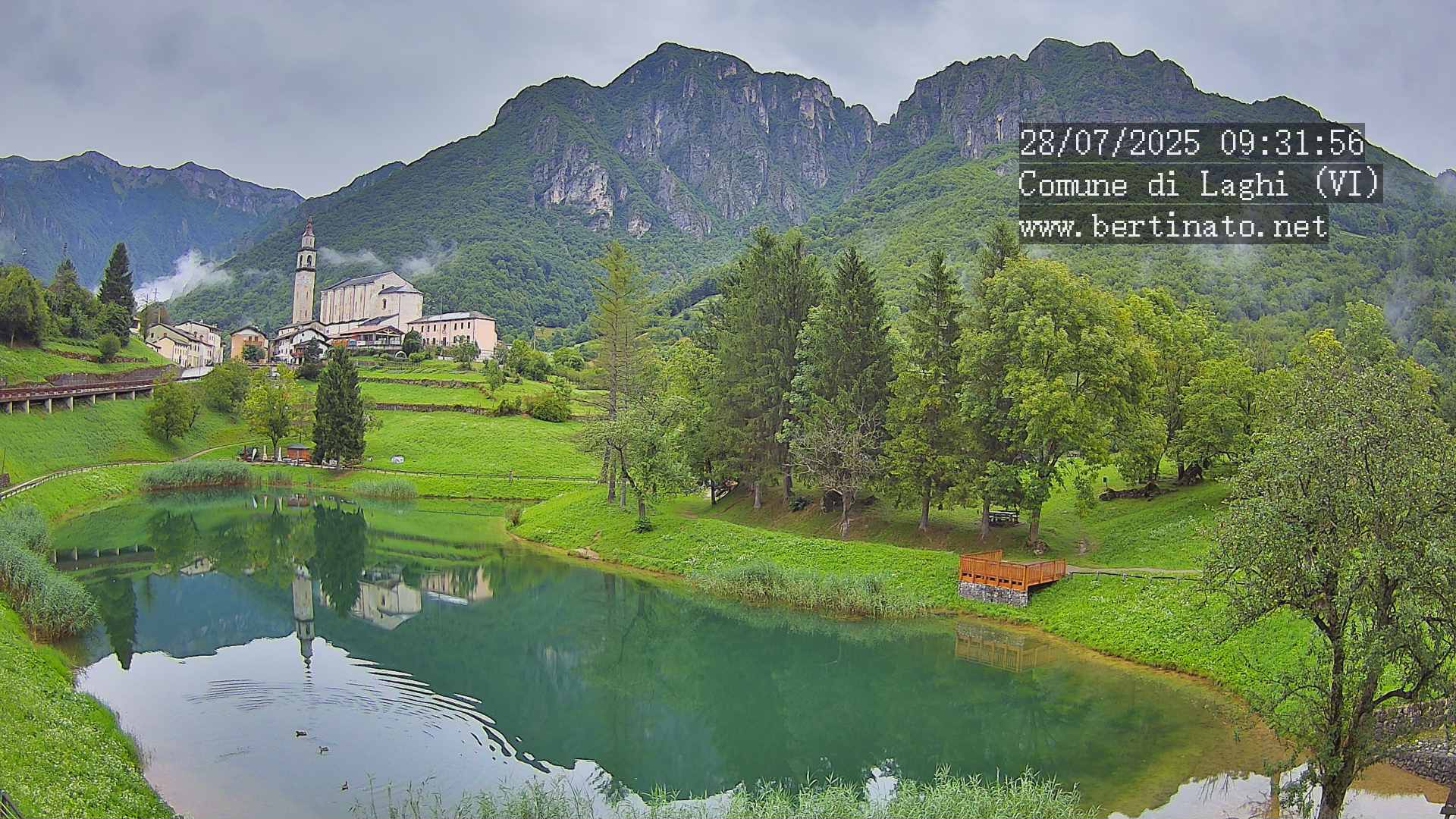 immagine della webcam nei dintorni di Folgaria: webcam Laghi