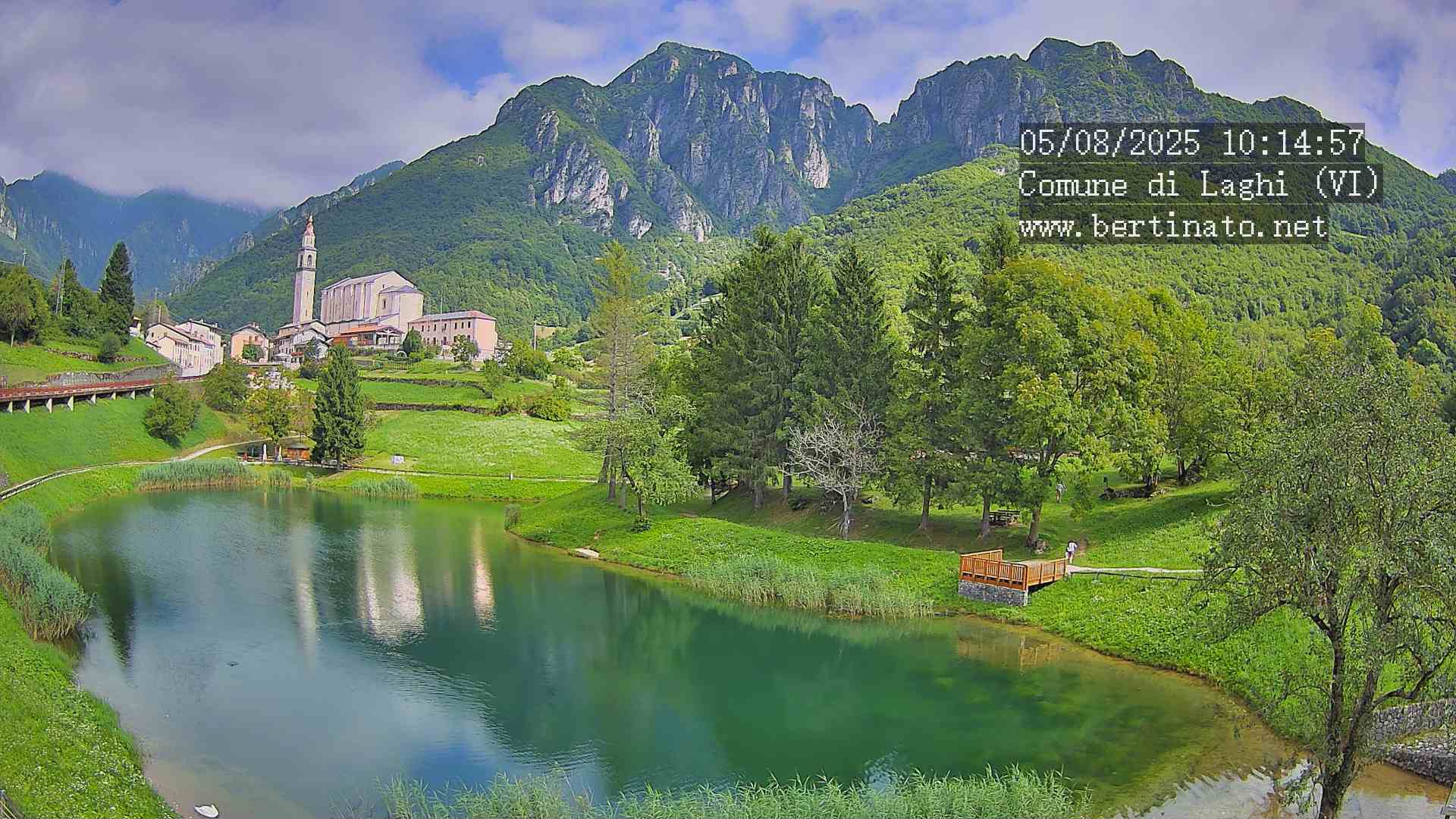 immagine della webcam nei dintorni di Recoaro Mille: webcam Laghi