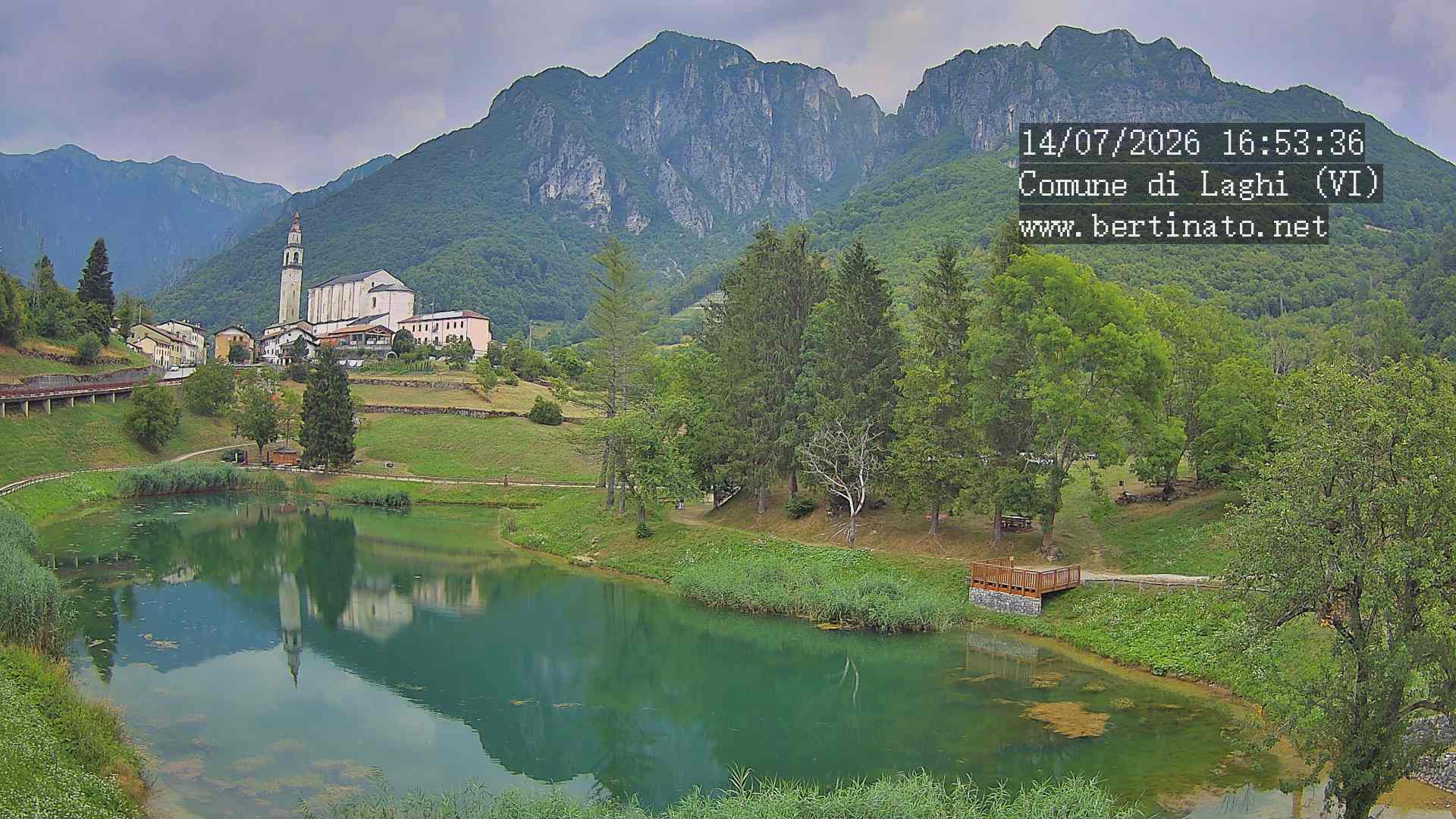 immagine della webcam nei dintorni di Folgaria: webcam Laghi